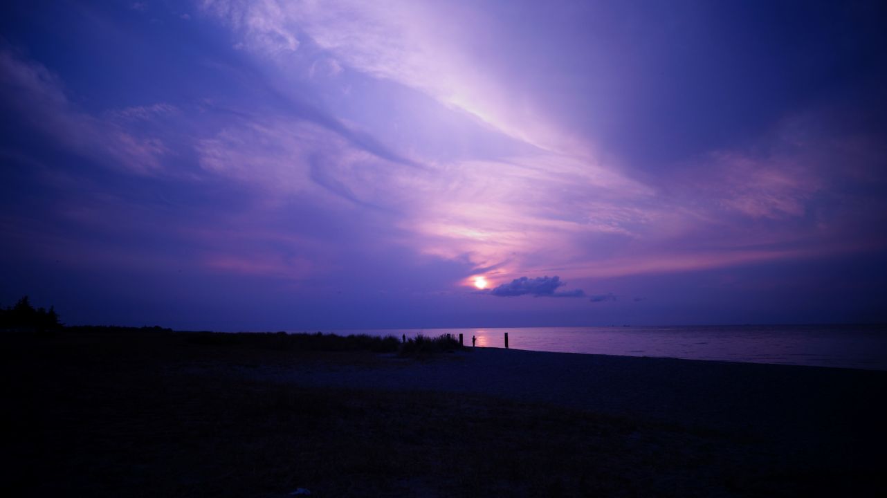Nachts am Meer