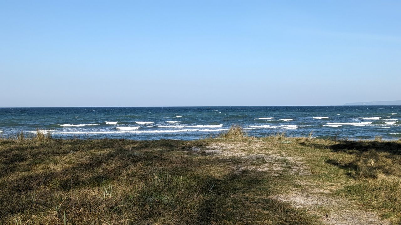 Tags am Meer